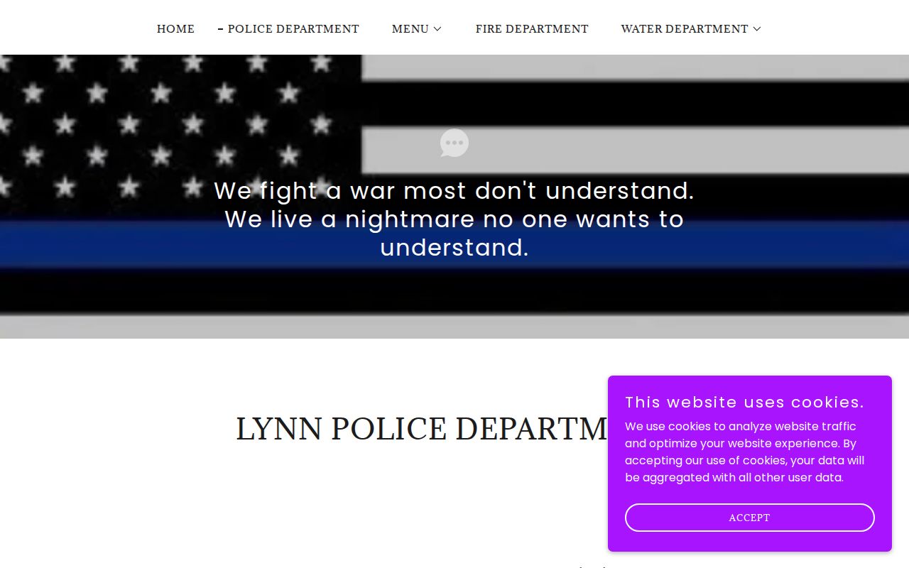 Lynn Police Department official contact page for Lynn arrest records